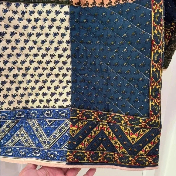 Saachi Quilted Patchwork Coat - Picture 6 of 9